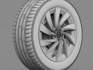 volkswagen wheel Modèle 3D