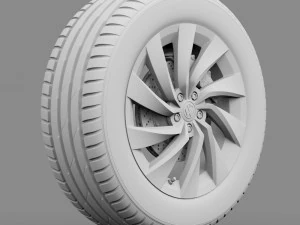 volkswagen wheel 3D Model
