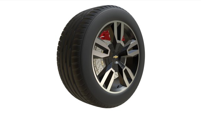 chevrolet wheel 3Dモデル .c4d .max .obj .3ds .fbx .stl .blend 