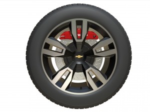 chevrolet wheel 3Dモデル