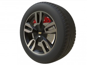 chevrolet wheel 3Dモデル