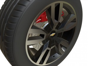 chevrolet wheel 3Dモデル