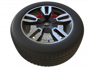 chevrolet wheel 3Dモデル