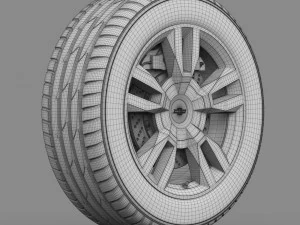 chevrolet wheel 3D Model