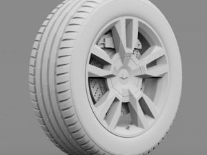chevrolet wheel 3Dモデル