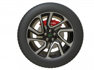 land rover wheel Modelo 3D