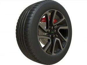 land rover wheel 3D Model