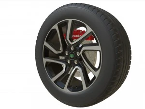 land rover wheel 3D Model