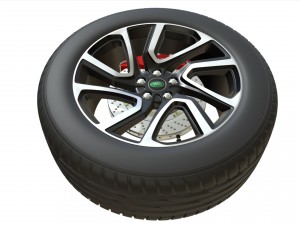 land rover wheel 3D Модель