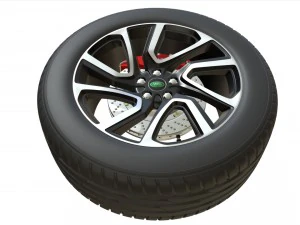 land rover wheel 3D Model