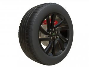 land rover wheel 2 3D Model