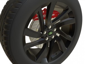 land rover wheel 2 3D-Modell
