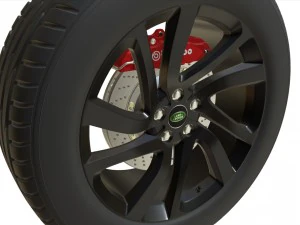 land rover wheel 2 3D Model