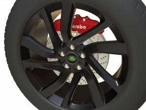 land rover wheel 2 3D-Modell