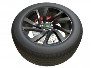 land rover wheel 2 3D Model