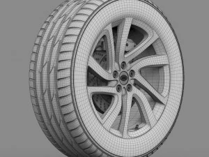 land rover wheel 2 3D Model