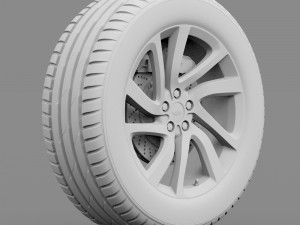 land rover wheel 2 3D-Modell