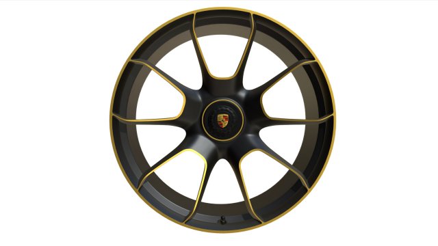 rim porsche 3D Модель .c4d .max .obj .3ds .fbx .stl .blend 