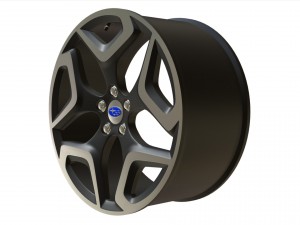 rim subaru 3D 模型
