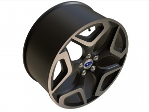 rim subaru 3D 模型