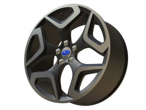 rim subaru 3D 模型