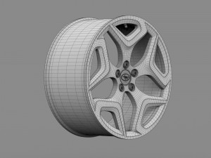 rim subaru 3D 模型