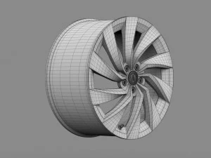 rim volkswagen 3D Model