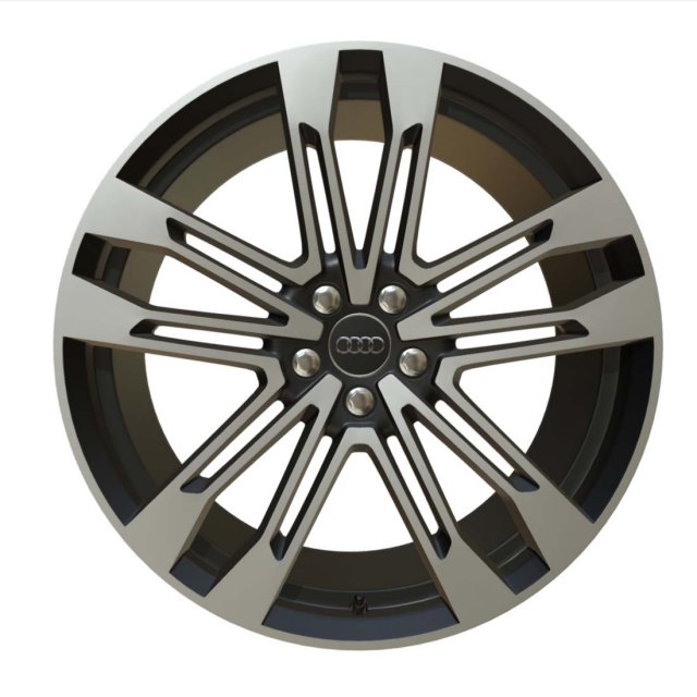 rim audi 2 3D Model .c4d .max .obj .3ds .fbx .stl .blend 