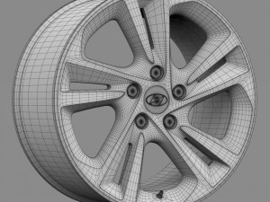 rim hyundai Model 3D