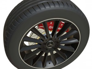 mercedes benz wheel 2 3D 모델