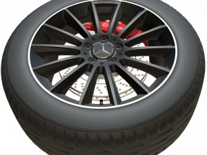 mercedes benz wheel 2 3D 모델