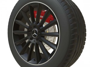 mercedes benz wheel 2 3D 모델