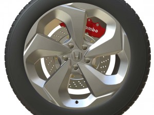 honda wheel 2 3D Model