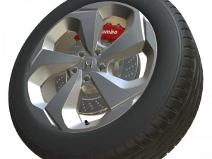 honda wheel 2 3D Model