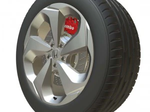 honda wheel 2 3D Model