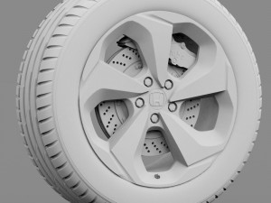 honda wheel 2 3D Model