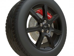 wheel 3D 모델