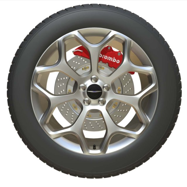 chrysler wheel 3Dモデル .c4d .max .obj .3ds .fbx .stl .blend 