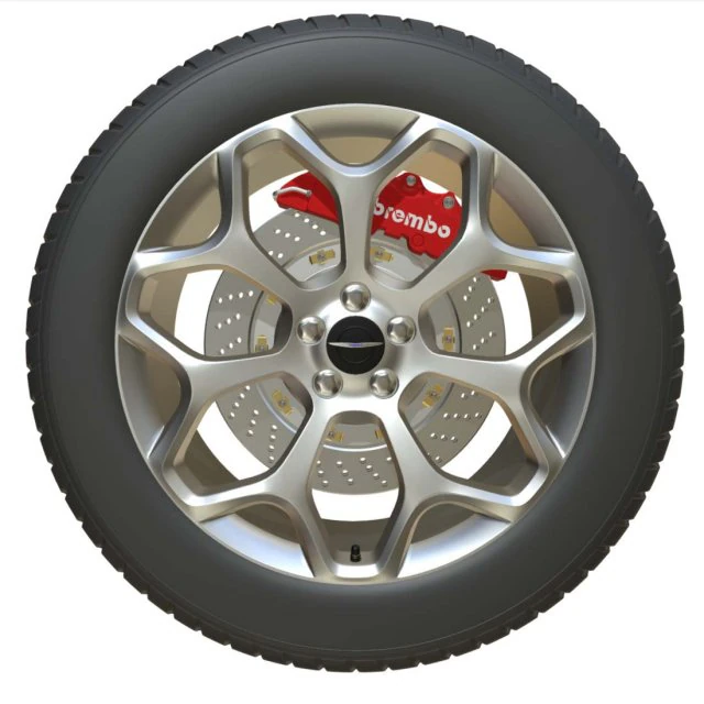 chrysler wheel 3D Model .c4d .max .obj .3ds .fbx .stl .blend 