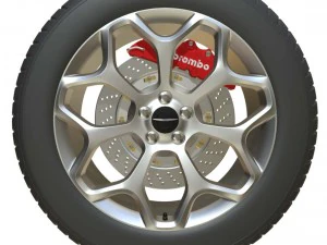 chrysler wheel 3D Model