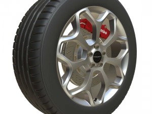 chrysler wheel 3Dモデル