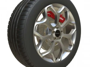 chrysler wheel 3D Model