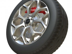 chrysler wheel 3Dモデル