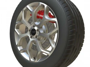 chrysler wheel 3D Model
