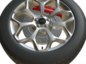 chrysler wheel 3D Model