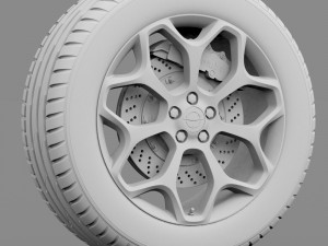 chrysler wheel 3Dモデル