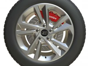 hyundai wheel 3D Model