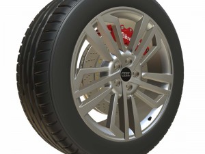 audi wheel 3D Model