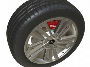 audi wheel 3D Model