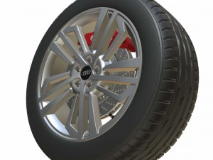 audi wheel 3D Model